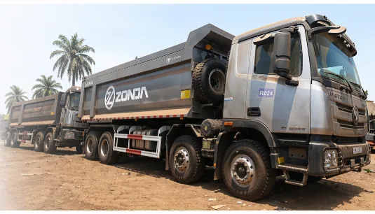Camion ZONDA Foton de la flotte Fastlane Logistic